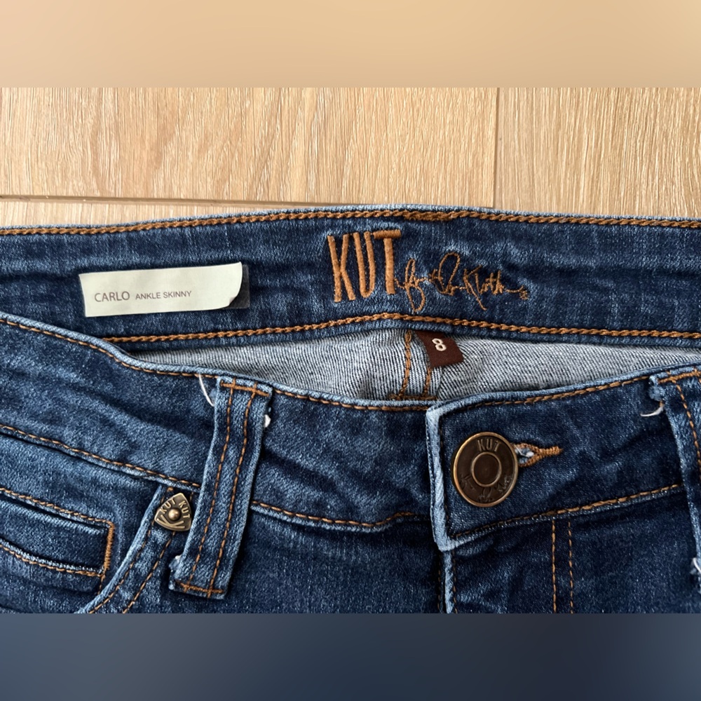 KUT FROM THE KLOTH Carlo Ankle Skinny Jeans EUC - Picture 14 of 16